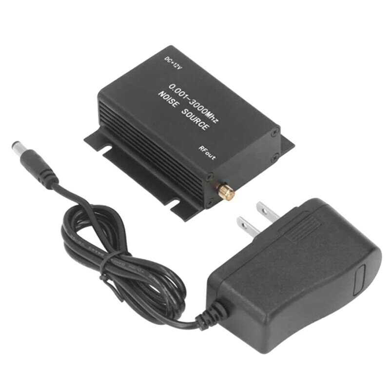 Noise Source Simple Spectrum Tracking DC12V Power + AC100‑240V US Plug Adapter Industrial Automation Device