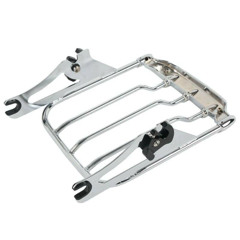 Motorcycle Two Up Luggage Rack For Harley Touring Street Glide Road king 2009-UP FLTR FLHX Road Glide Air Wing