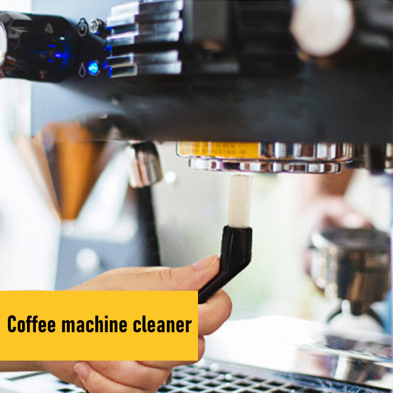 กาแฟแปรงทำความสะอาด Espresso Machine ทำความสะอาดแปรงด้ามพลาสติกคีย์บอร์ดแปรงทำความสะอาดเครื่องมือกาแฟสิ่งสกปรกทำความสะอาดแปรง