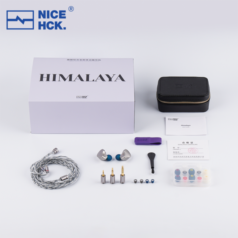 NICEHCK HIMALAYA 10mm Dual Magnetic Dual Layer CNT Dynamic In Ear Monitor 3-in-1 Plug Wired HiFi IEM con DragonScale 2 60saga