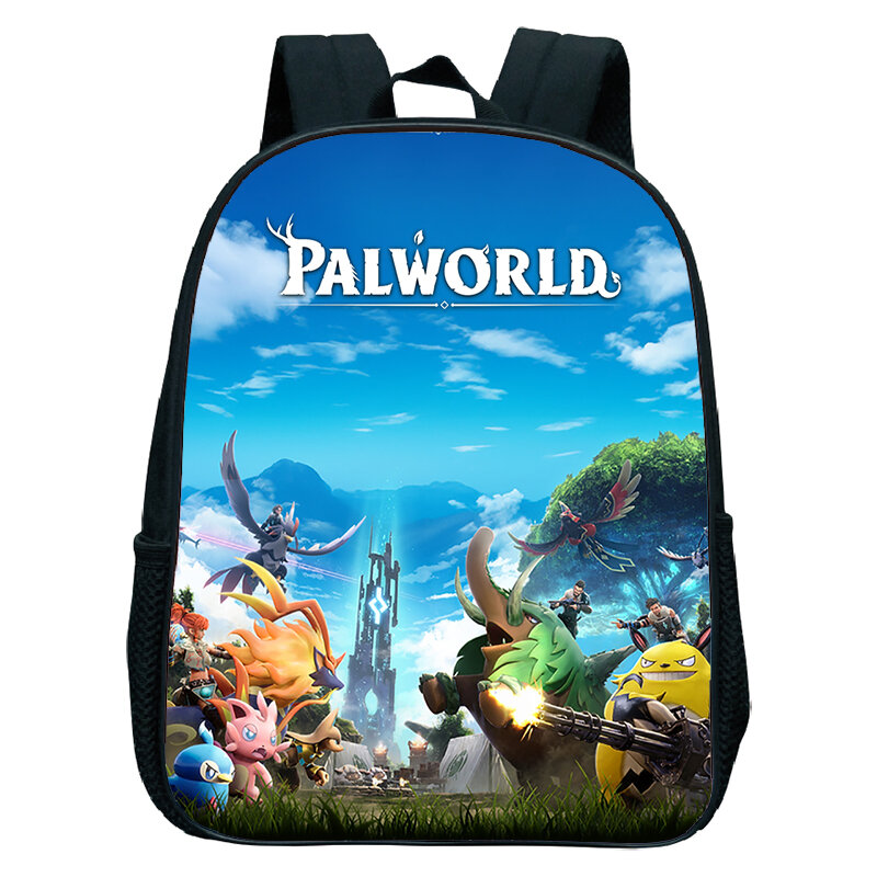 Waterproof Palworld Backpack for Kids Kindergarten Bookbag Boys Girls Cartoon Schoolbag Children Anime Backpack Mochila Infantil
