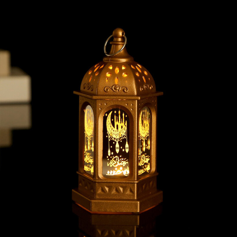 Lanterne de décoration Eid Mubarak, lumières LED portables 216.239., lanterne pour ornements d'intérieur et d'extérieur