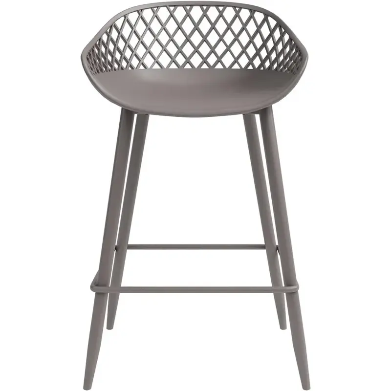 Zestaw 2 stołków barowych, metalowe stołki barowe, stołki barowe o wysokiej wysokości, krzesło barowe