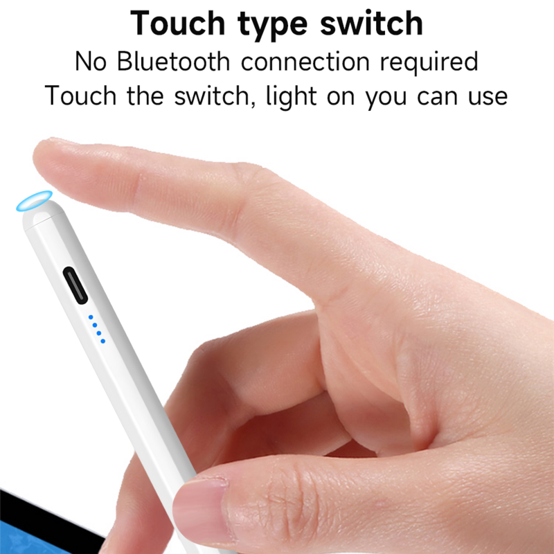 Voor Ipad Potlood Palm Afwijzing Stylus Apple Potlood Pen Voor Ipad Accessoires Pro Air Mini Note-Nemen Pen 1 2 Generatie