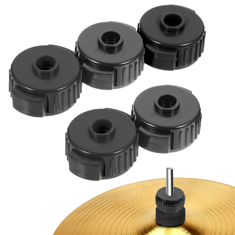 5pcs ABS Quick Release Drum Set Nuts Cymbal Quick Assembly Drum Mate Replacement Accessories Mixer Stand Cymbal Quick Release