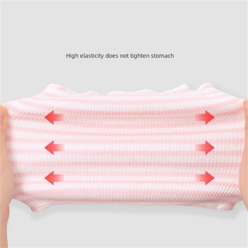 Newborn Belly Protective Wrap Soft Cotton Baby Umbilical Cord Care Abdominal Binder Blanket for 0-36M Baby Belly Band Wrap