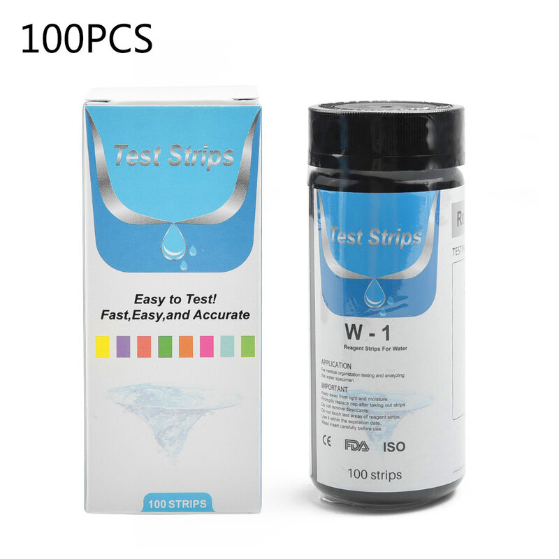 0-100 ppm Teststreifen praktische zuverlässige Aquarium Kit Qualität schnelle und einfache Streifen Test 0-425mg/l (50 Wasser insgesamt