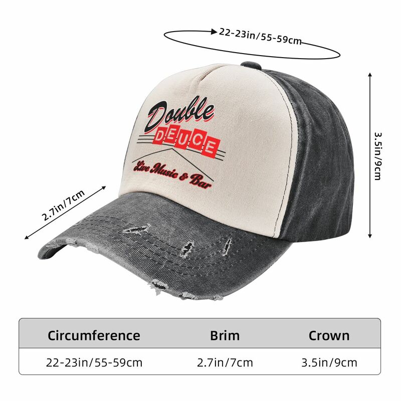 Topi bisbol Lts rambu jalan Double Deuce |-F-| Topi pesta busa pakaian Golf Pria Wanita