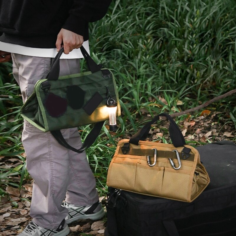 K1KA Outdoor Tool Bag Compact Roll Design Solusi Penyimpanan Efisien Serbaguna untuk Penyimpanan & Perjalanan yang