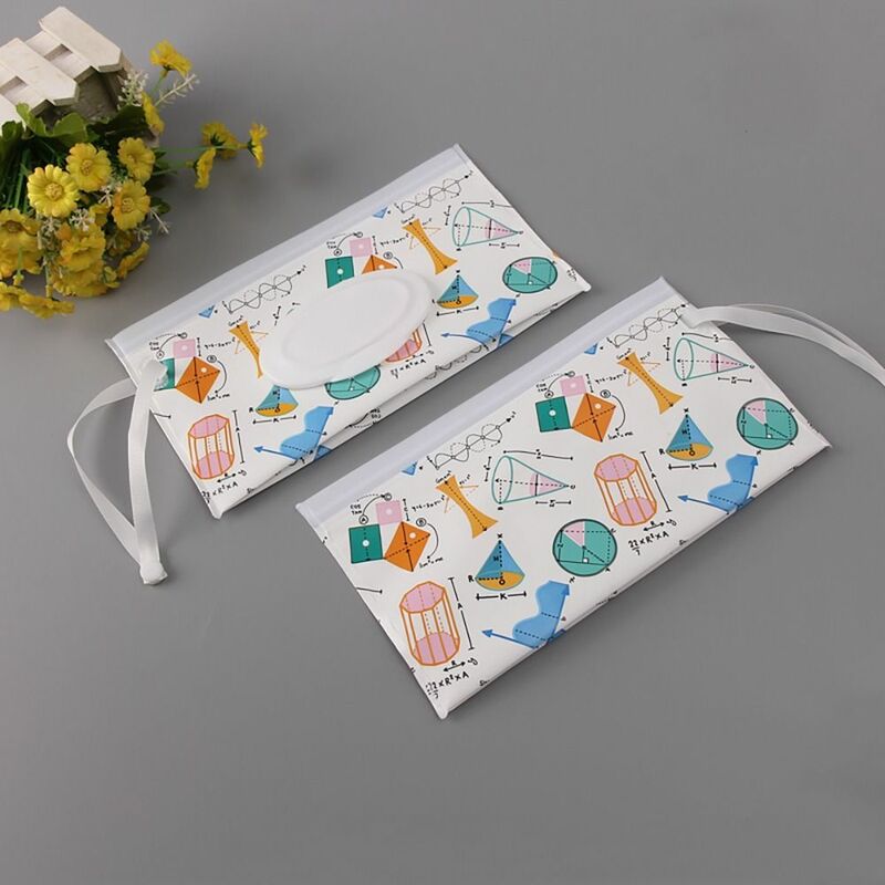Snap-Strap Outdoor Flip Cover Portable Carrying Case Baby Product Wipes Holder Case Tissue Box Wet Wipes Bag Cosmetic Pouch