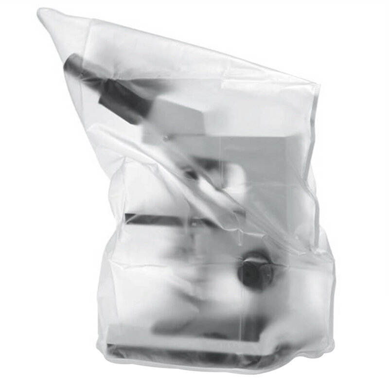 Bolsa de polvo para microscopio, cubierta de microscopio translúcida de plástico PVC a prueba de humedad, accesorio de microscopio biológico f/Estéreo