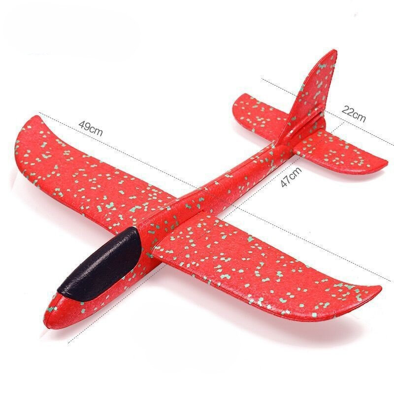 Plus Airplane Outdoor Toys Pure White Foam Big Plane può dipinto a mano aereo scuola regalo creativo per bambini