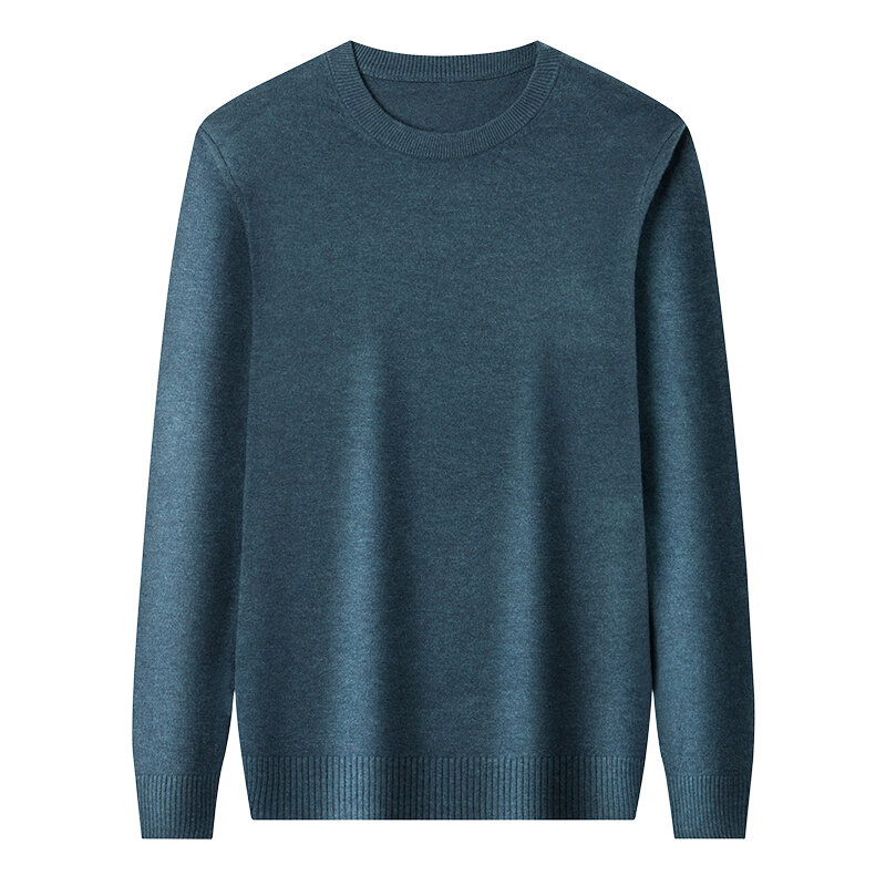 10 colori autunno e inverno maglione girocollo spesso da uomo moda Casual caldo maglione Pullover lavorato a maglia vestiti di marca maschile