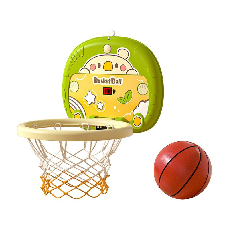 Conjunto de Mini aro de baloncesto, juego deportivo de puntuación, entrenamiento de baloncesto, tablero trasero para jardín exterior, niños de todas las edades