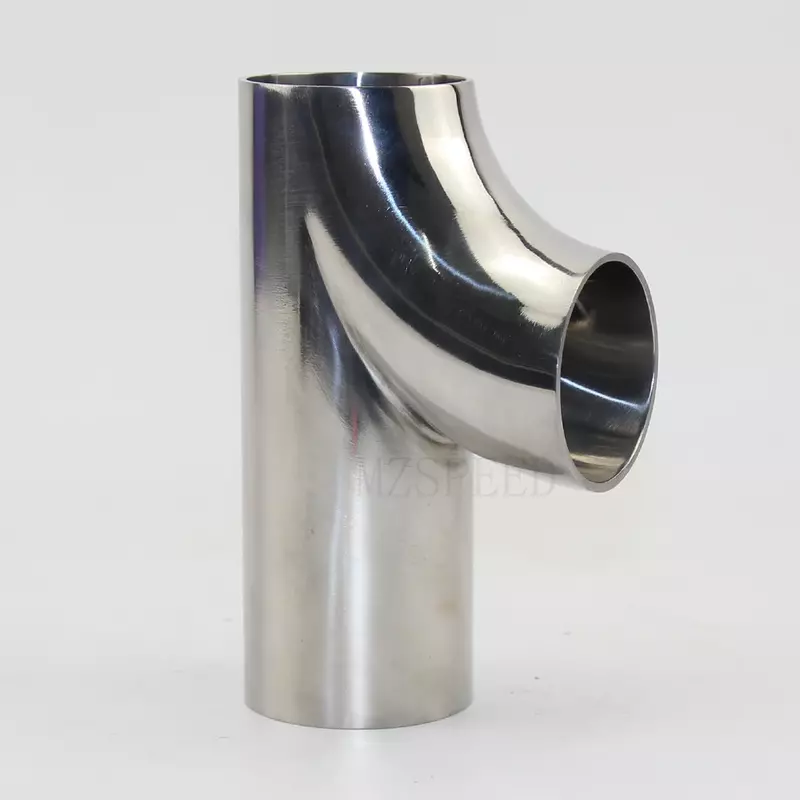 19-89mm Pipe OD Butt Welding Y-Shaped Elbow 3 Way SUS 304 Stainless Sanitary Fitting Spliter Homebrew Beer Wine