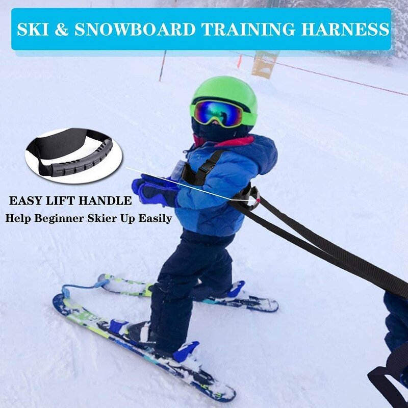 Arnés de entrenamiento de esquí para niños, arnés de hombro para patinaje sobre ruedas, monopatín