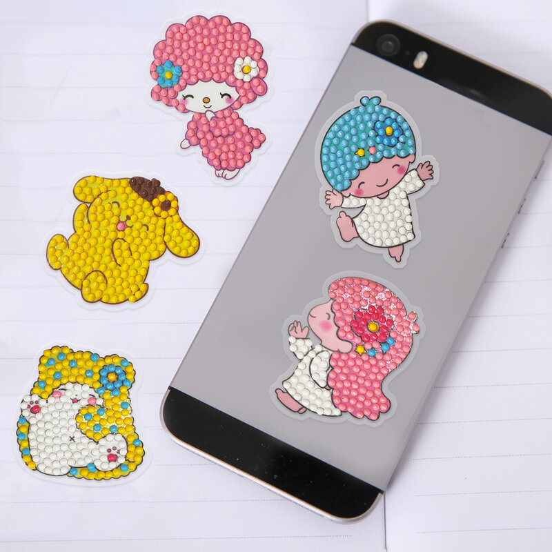 Cartoon Sticker Pikachu Disney Diamond Painted Handmade Diamond Embroidery DIY Children's Sticker Puzzle Gift Set