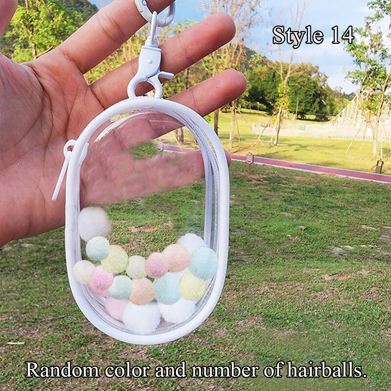Package Pendant Used To Store Dolls Transparent Mystery Box Thicken Classic Plush Doll Storage Pouch Fashion Bag Keychain