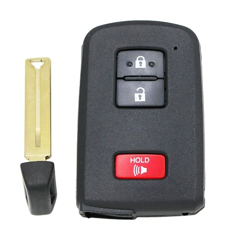 Carcasa de llave remota inteligente, carcasa Fob de buena calidad, 2/3/4 botones, para Toyota Avalon, Camry, RAV4, 2012-2015