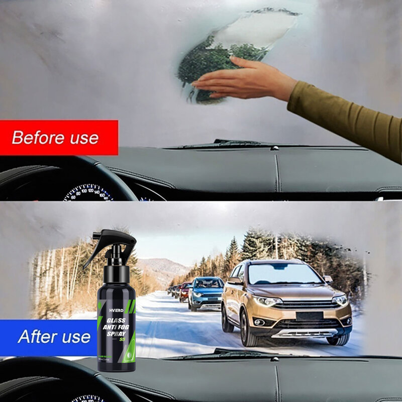 Долговечное стекло для автомобиля, 50/100/300 мл, улучшает видимость вождения, противотуманный спрей, предотвращает зрительную очистку, уход за автомобильной краской