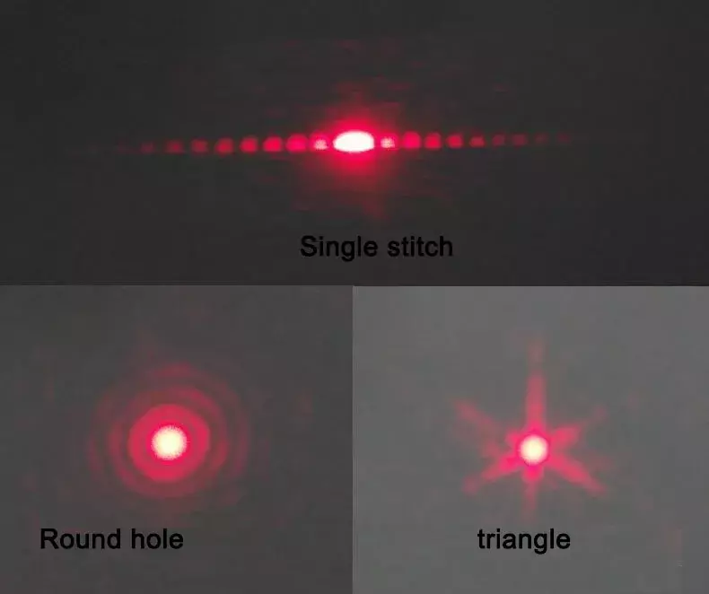 5 sztuk interferencja dyfrakcja kratka arkusz dyfrakcja Film grupa eksperyment optyczny Instrument pojedyncza podwójna potrójna szczelina