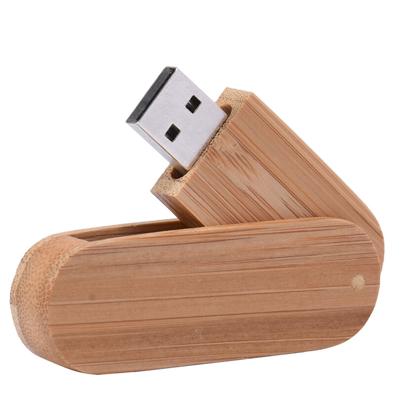 JASTER-Free Custom Logo USB Flash Drive, Pendrive Rotativo, Memory Stick de Madeira, Business Gift, Armazenamento Externo, 16GB, 32GB, 64GB, 128GB