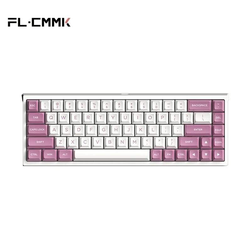 Fl · esports fl680 teclado mecânico de três modos 68 teclas rgb quente-swappable 2.4g sem fio bluetooth com fio win/mac/ipad