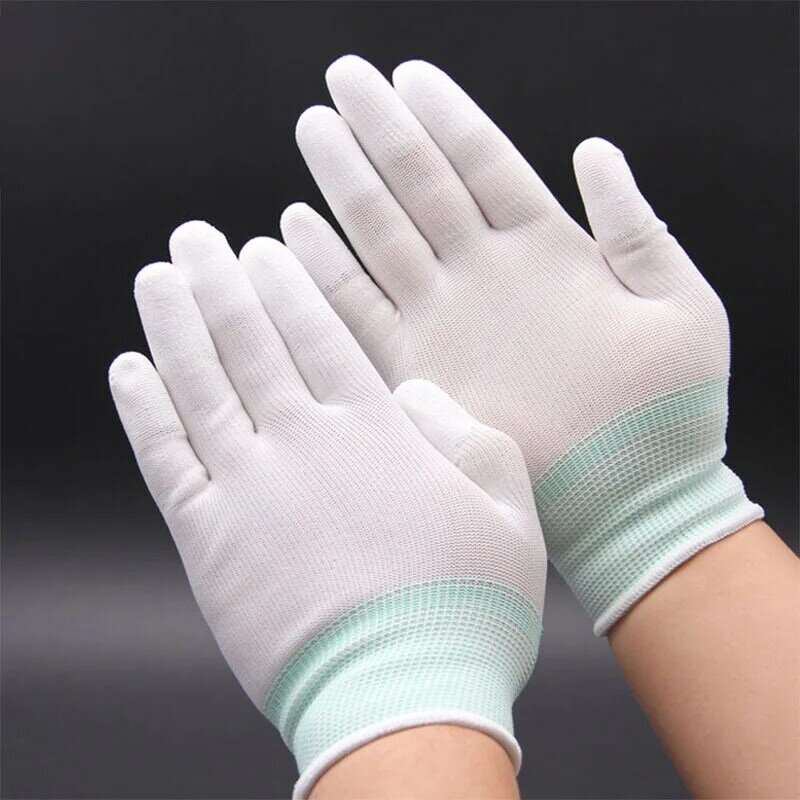 Anti Static ESD Electronic Working Gloves Pu Finger PC Antiskid For Garden Beekeeping Gloves