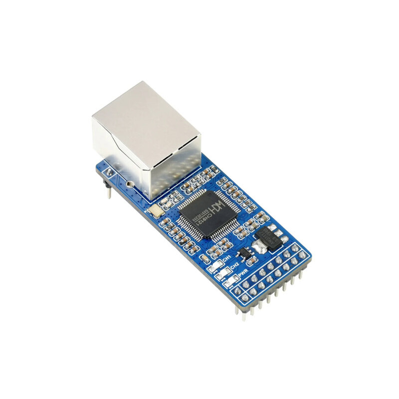 SMEIIER 2-CH UART To Ethernet Converter,Serial Port Transparent Transmission Module,Control Interface Supports Raspberry Pi