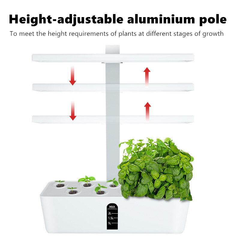 Hydroponics for Home Hydroponic Growing Systems with Led Grow Light Non-toxic Soilless Smart Planting Machine Indoor Gardening