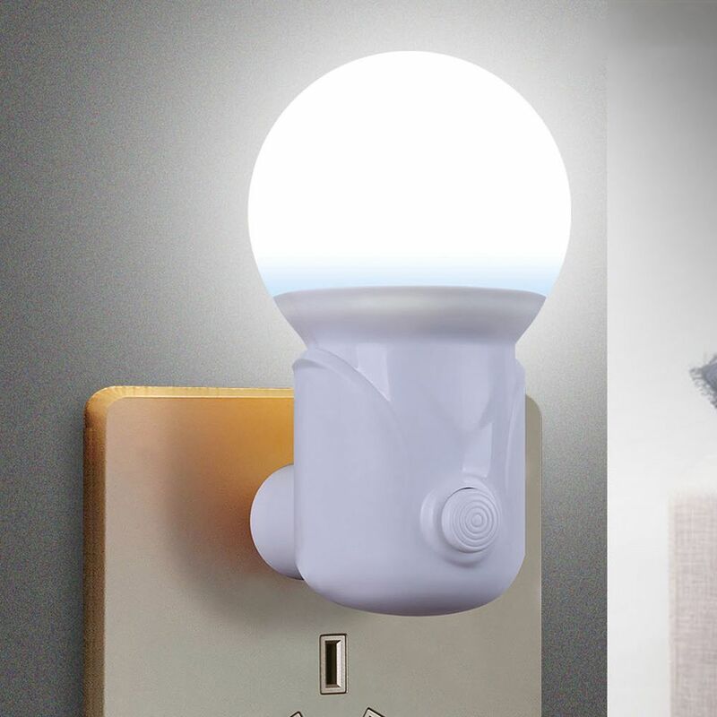 Luz LED de lectura enchufable para dormir para sala de estar, alimentación de bebé, luz nocturna, lámpara de mesita de noche, luces de dormitorio