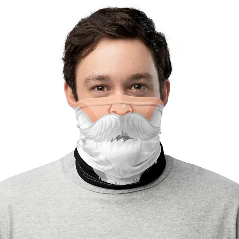 Unisex Rave Neck Gaiter para homens e mulheres, Bandana, Headwear, Christmas Face Scarf, Interesting Protective Tools, 2023