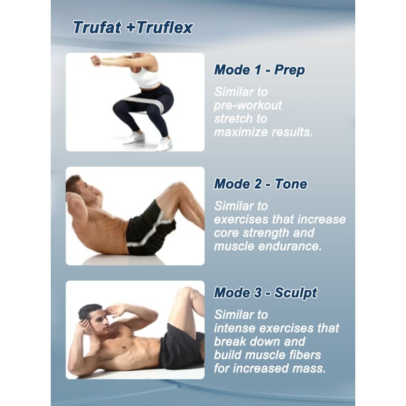 Truflex ID EMS Estimulador Muscular, Trusculpt IC e Flex Monopolar, Reduzir o Chin Duplo, Máquina de Escultura Corporal