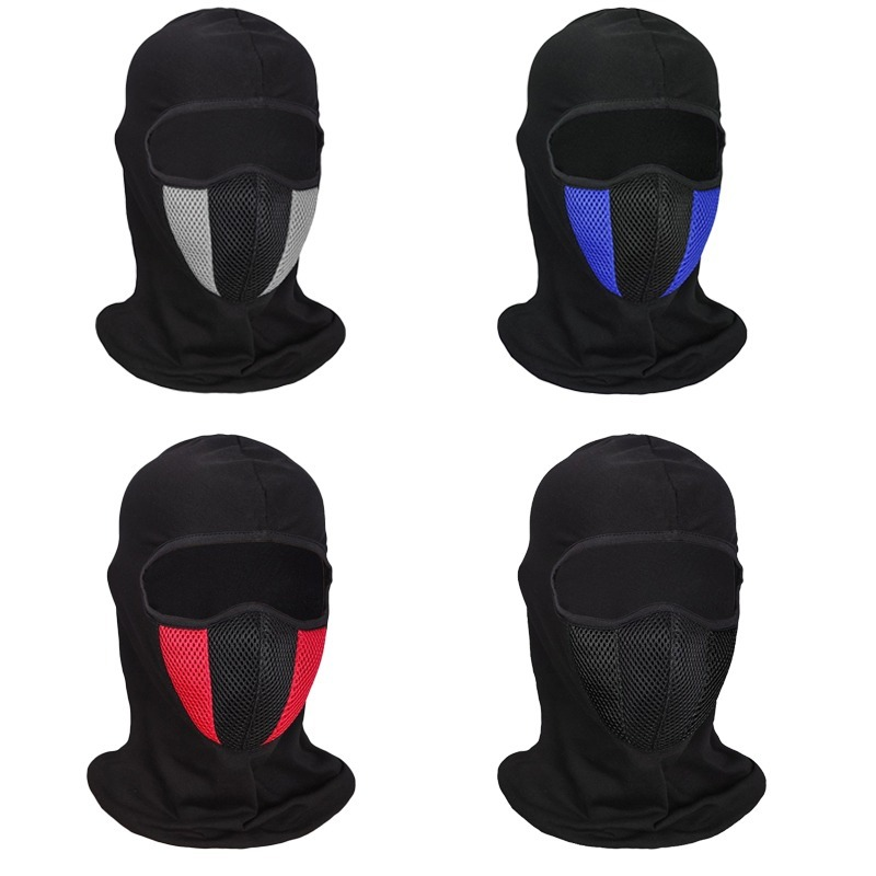 Máscara Facial Completa Respirável para Homens e Mulheres, Balaclava de Motocicleta, Esportes Ciclismo, à prova de poeira, Windproof