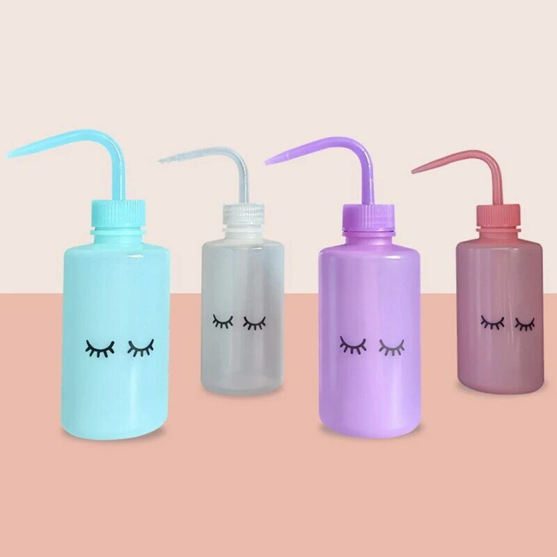250ml Water Squirt Bottle Safety Rinse Bottle Watering Tools Plastic Squeeze Washing Bottle For Eyelash Extension Tattoo