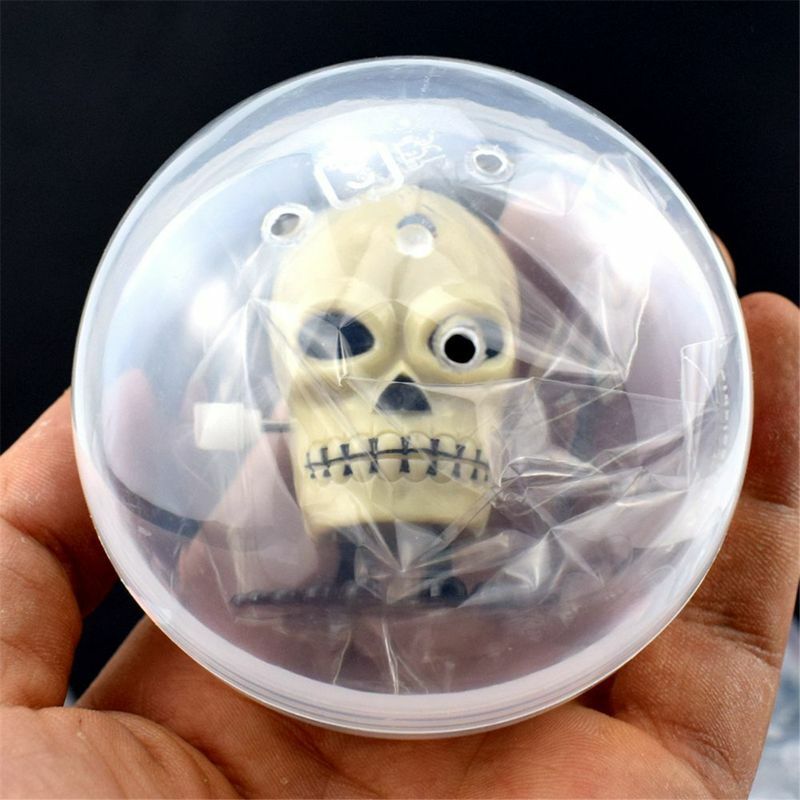 Fine ABS Pumpkin Skeleton Wind-up Toy Mini Handsize for Baby Holiday Reward Gift