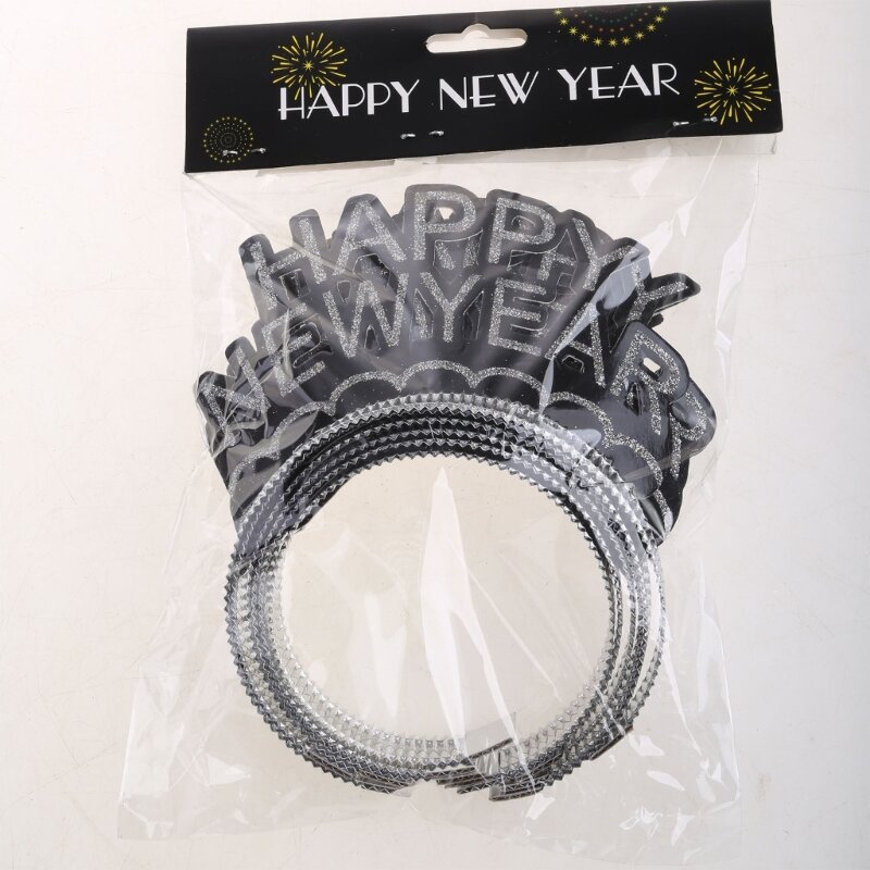 Frohes Neues Jahr Stirnband 2023 Neujahr Stirnband Neujahr Hairhoop Kopfbedeckung Frohes Neues Jahr Haarband für Frauen Mädchen