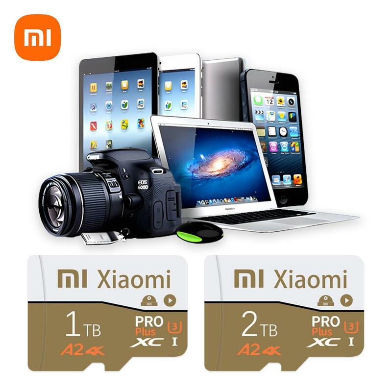 Xiaomi-Cartão Micro TF SD para Telefone e Câmera, Cartão de Memória Flash de Alta Velocidade, Smart A2 Class 10, 1TB, 2TB, 128GB, 256GB