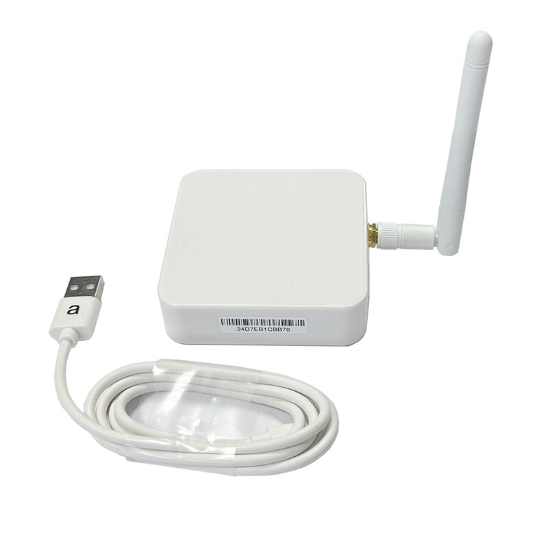 White Ble Gateway iBeacon ble to network Bridge support  Ethernet and WiFi connection