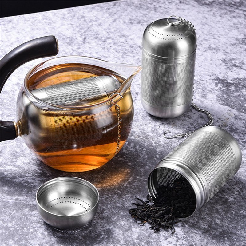 Tea Strainer Stainless Steel Tea Infuser Tea Leaves Spice Seasoning Ball Strainer Teapot Fine Mesh Coffee Filter Teaware