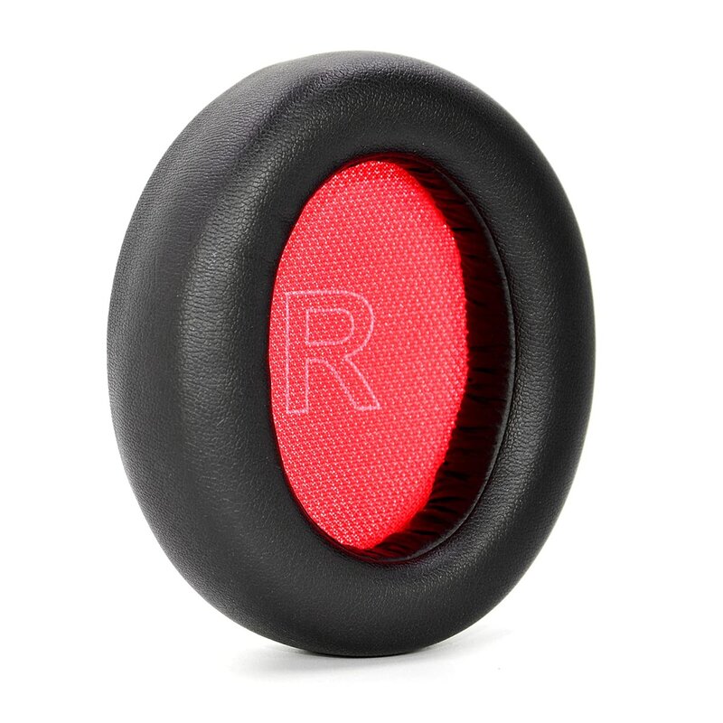 Wymiana poduszki nauszne piankowa osłona wkładki do uszu miękka poduszka dla Anker Soundcore Life Q10 / Q10 Bluetooth słuchawki (czerwony)