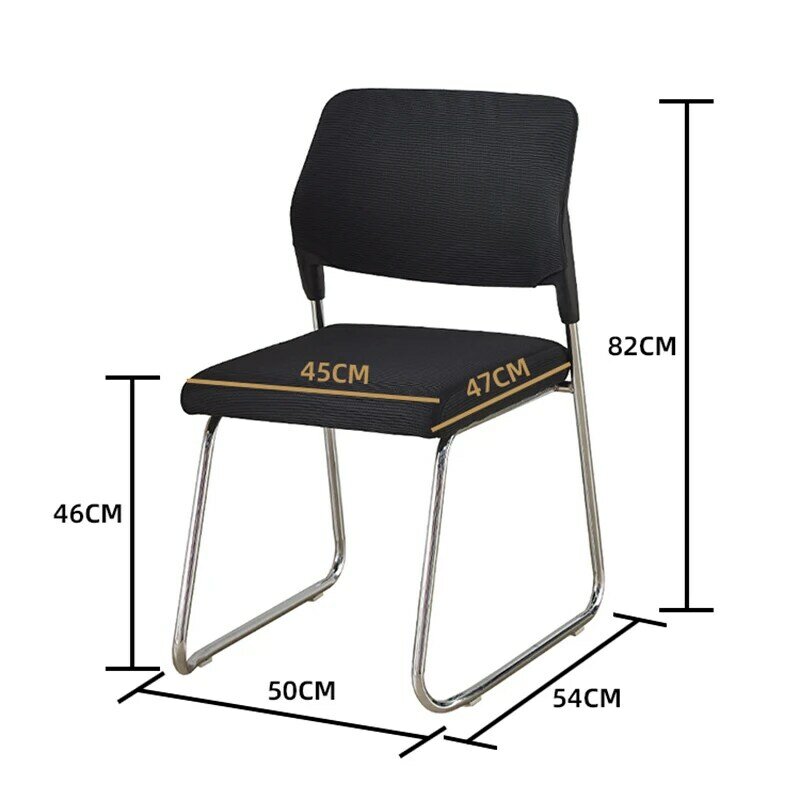 เก้าอี้สำนักงานแบบเรียบง่ายสำหรับงานอีเวนต์เก้าอี้ห้องประชุมขนาดเล็กเก้าอี้ประชุม OK50YY รองเท้าแตะพื้นเครื่องสำอางเฟอร์นิเจอร์สำนักงาน