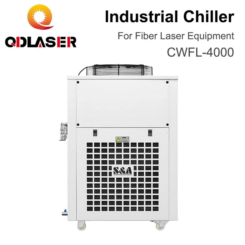 QDLASER CWFL-4000 S & pendingin industri serat Laser 220V/380V 50/60Hz sistem pendingin untuk sumber Laser serat 4kW