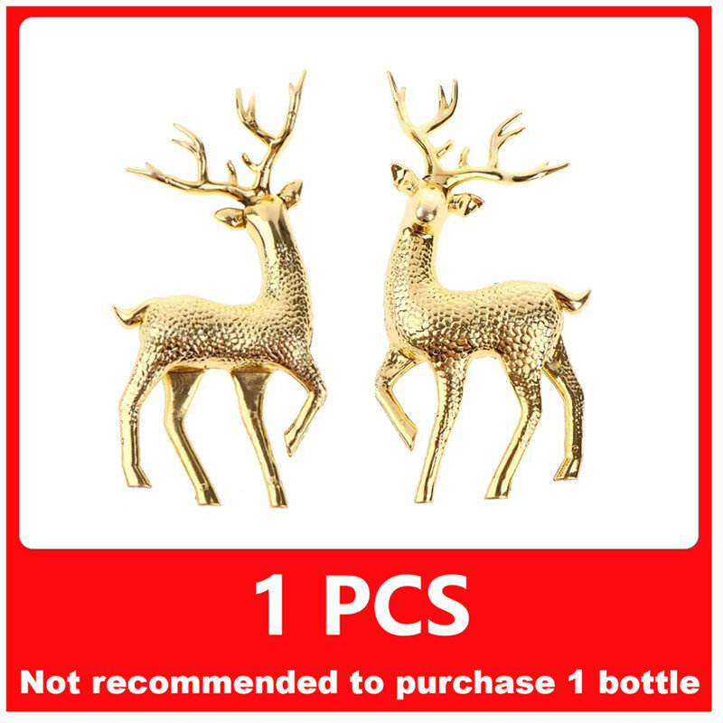Artificial Sika Reindeer Christmas Deer Ornamentos, Fairy Tale Garden Props, Estátua Animal, Home Elk, Shop Display, Gabinete, Simulação