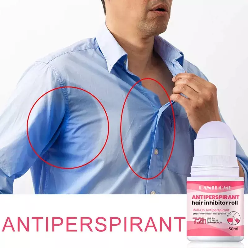 Deodorante antitraspirante Stick deodorante per le ascelle riduce la sudorazione del corpo delle ascelle Stick deodorante portatile a lunga durata ad asciugatura rapida