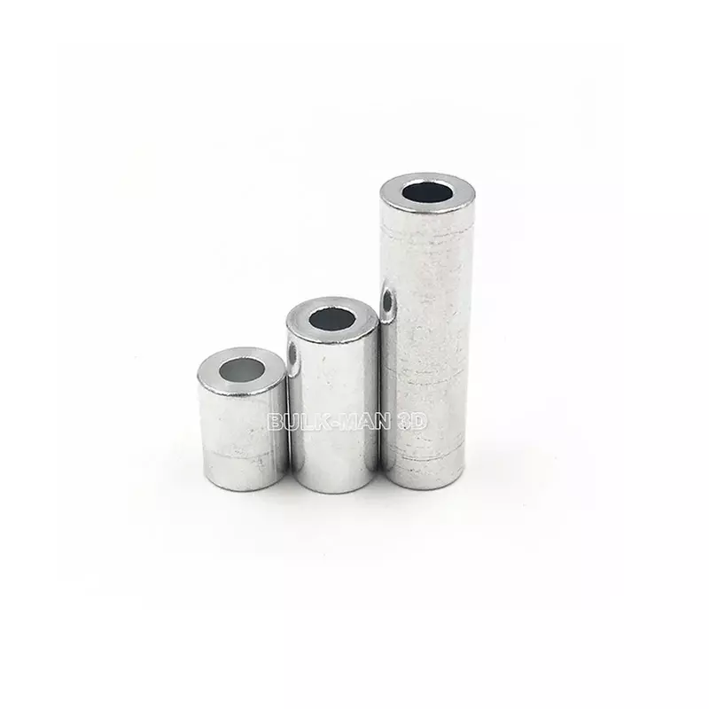 Entretoise ronde en aluminium M5, haute précision, 3mm, 100 "mm, 5mm, 6mm, 1/8" mm, 9mm, 10mm, lot de 1/4 pièces