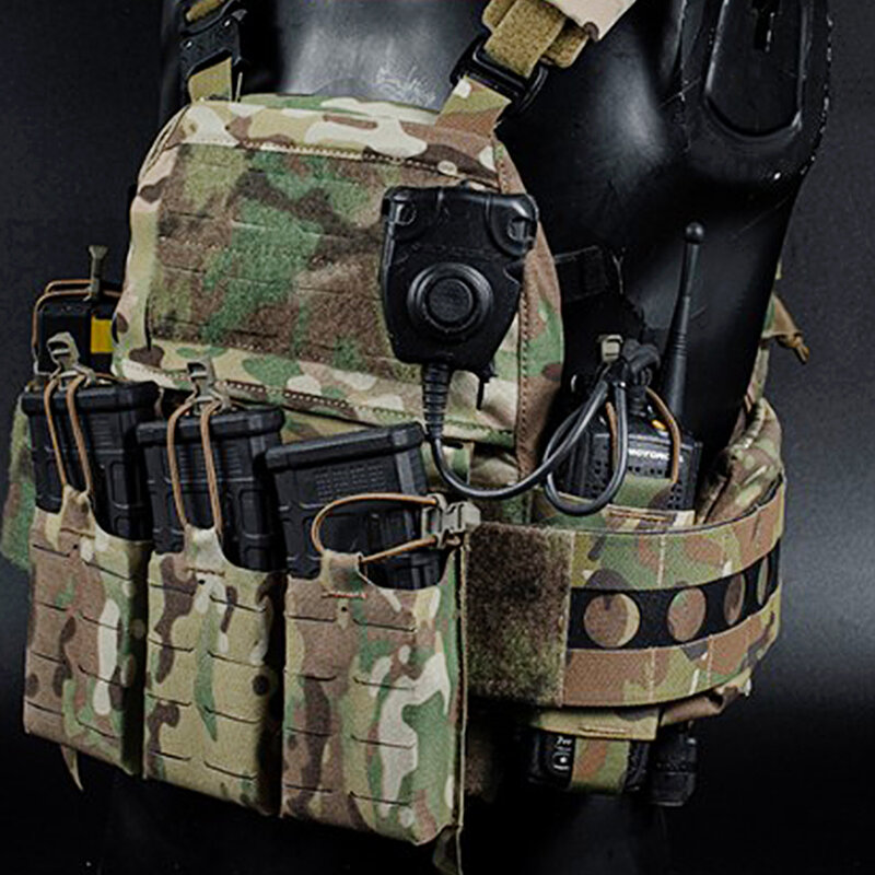 Tactical Vest Wingman V2 Ferro Style Elastic Radios Holder Bag Magazine Pouch FCPC V5 Airsoft Hunting Equipment Radio Side Pack