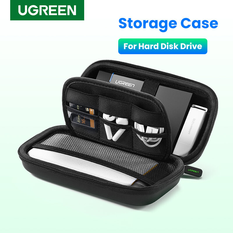 Ugreen Harde Schijf Case Voor 2.5 Inch Externe Harde Schijf Portable Hdd Ssd Doos Voor Power Bank Storage Case reistas