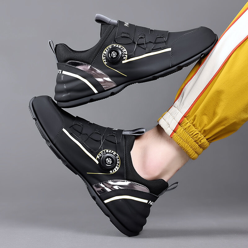 Zapatillas de entrenamiento de Golf para hombre, zapatos de Golf con cordones rápidos, antideslizantes, cómodos para caminar, primavera de 2024