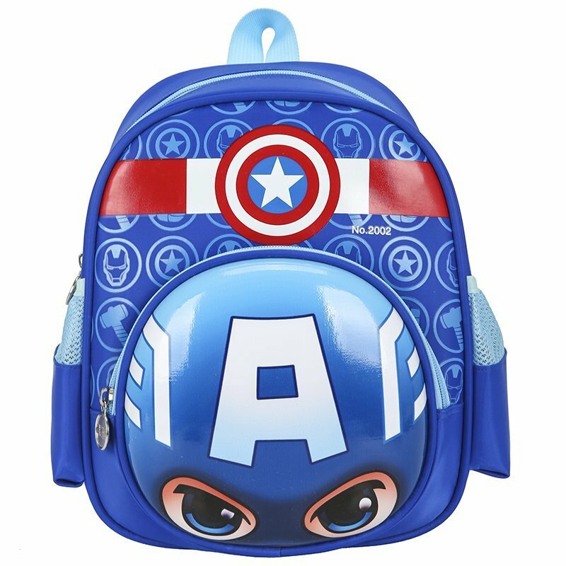 Avengers กระเป๋าเป้สะพายหลังโรงเรียนเด็กกระเป๋าเด็ก Infinity War การพิมพ์อะนิเมะการ์ตูนกระเป๋านักเรียนเด็กเด็กหญิงเด็กชายวัยรุ่นกระเป๋า
